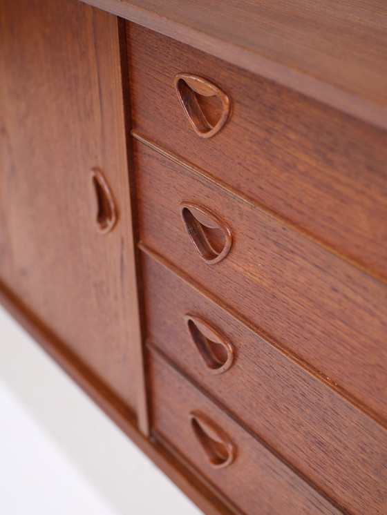 Image 1 of Danish vintage teak lowboard sideboard