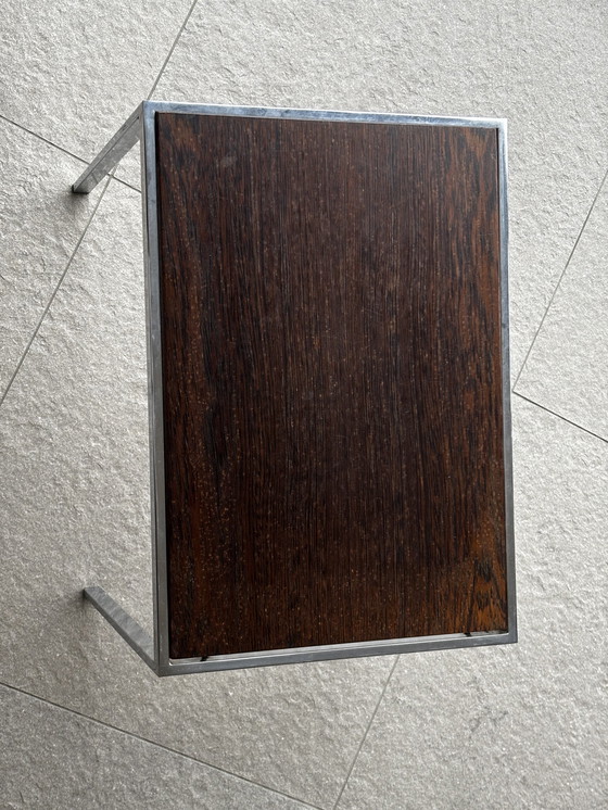 Image 1 of Cees Braakman – table d'appoint avec plateau réversible (vers les années 1950)