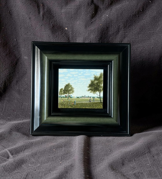 Original Painting by Ruud Nelissen - Balloons - Oil on Panel - Magical Realism – Paintings & Drawings, Wood (photo 3 of 7)