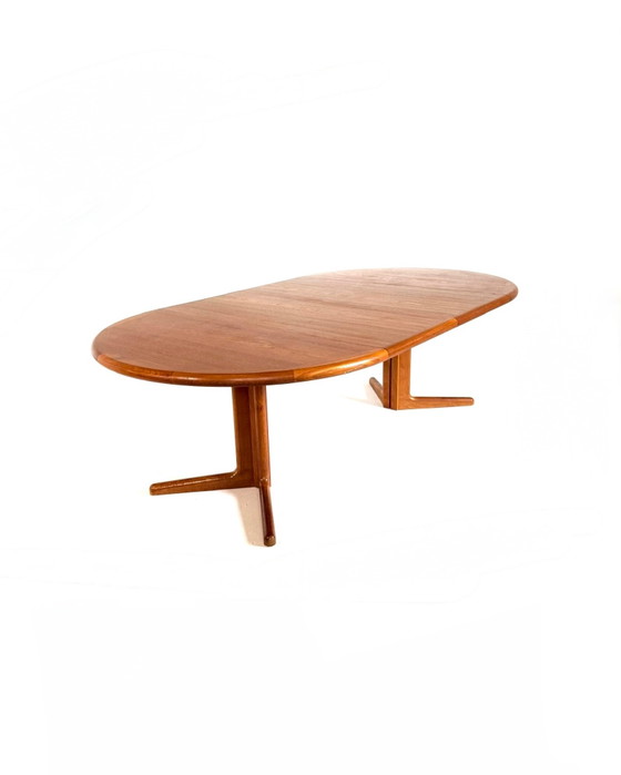 Vintage XL Extendable Danish Dining table, Korup Stølefabrik ‘70s – Wood, Metal (photo 6 of 15)