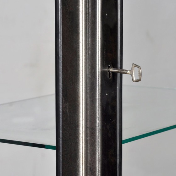 Image 1 of Vintage Iron And Glass Display Cabinet, 1970s
