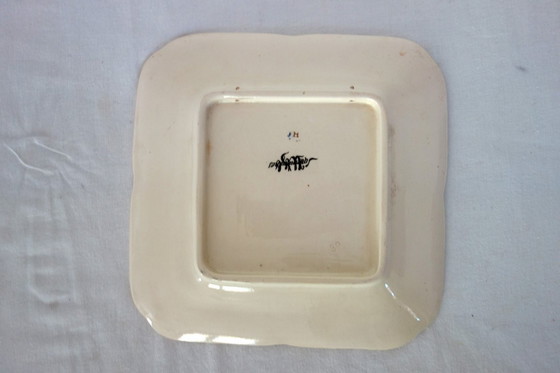 Image 1 of Antiek decoratief bord Sarreguemines