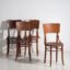 Chaises anciennes en bois courbé (c.1940). Lot de 4 pièces #5 – Chaises de salle à manger, Wood (photo 10 of 40)