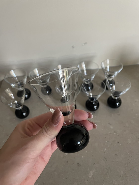 Image 1 of 10x art deco shotglazen borrelglazen