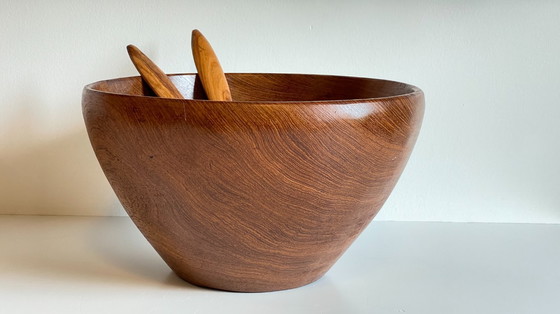 Image 1 of Insalatiera vintage scandinava XL in teak