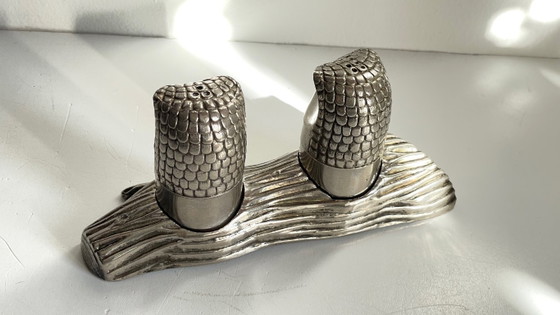 Service M.H. Sel Poivre Métal Argenté Vintage – Accessoires de table, Metal (photo 20 of 30)