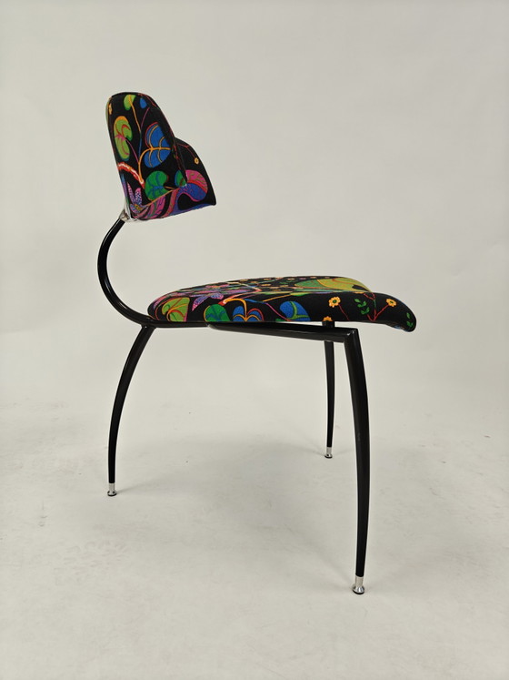 Lande Tripode contro Josef Frank Teheran – Sedie da pranzo, Metal, Textile (photo 2 of 9)