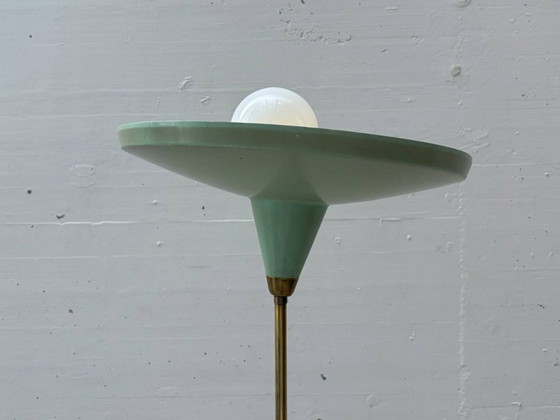 Image 1 of Floor lamp made of brass and metal, 1950s