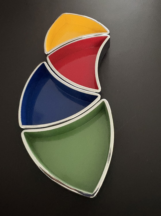 Image 1 of Set di snack giapponesi colorati vintage anni '60