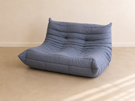 Image 1 of Togo 2-zitsbank - Ligne Roset - Antracietgrijs