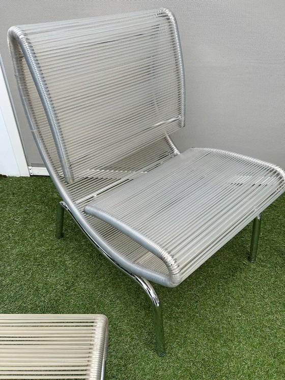 Image 1 of Hydra lounge chair met ottoman, Roberto semprini