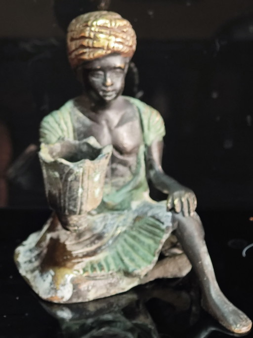 Orientalist Statuette – beeldhouwkunst, Metal