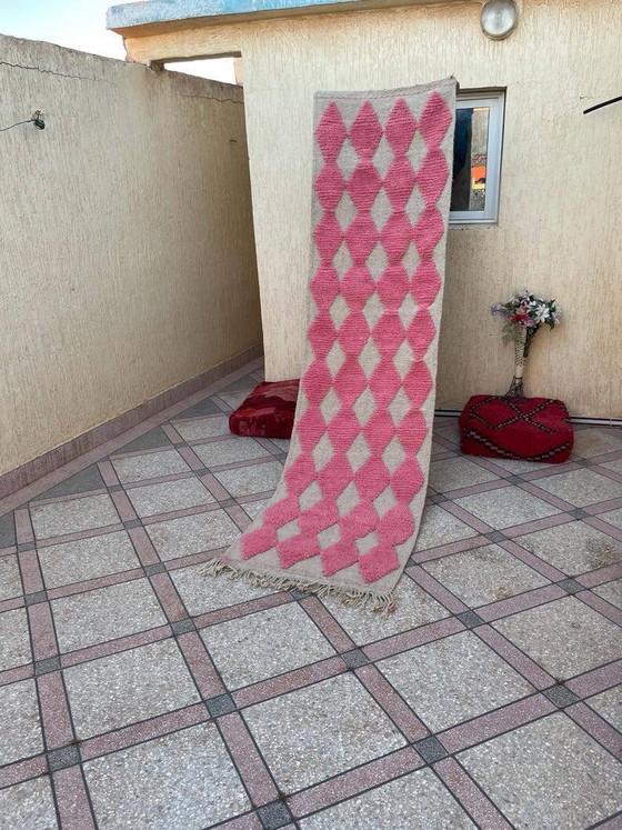 Handgemaakt wollen loper tapijt 400cm x 70cm – Vloerkleden en tapijten, Wool (photo 7 of 11)