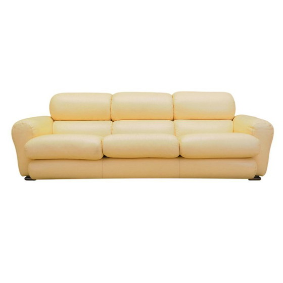 Image 1 of Ledersofa, italienisches Design, 1960er Jahre, Produktion: Italien