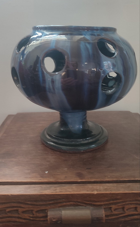 Image 1 of Vintage ceramic crocus pot