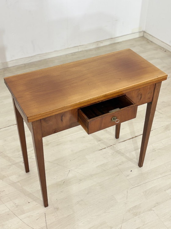 Image 1 of Prachtige antieke consoletafel / bureau / tafel / mahoniehouten ladekast