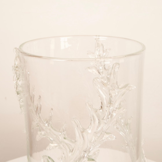 Vaso in vetro di Murano italiano di metà secolo, Barovier&Toso, 1940 – Vasi, Crystal, Murano Glass (photo 26 of 28)