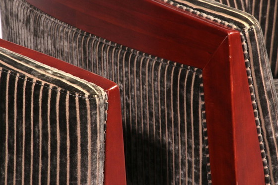 Image 1 of Art-Deco-Sessel, Entwurf von Frits Schuitema, mit Tisch, 1980