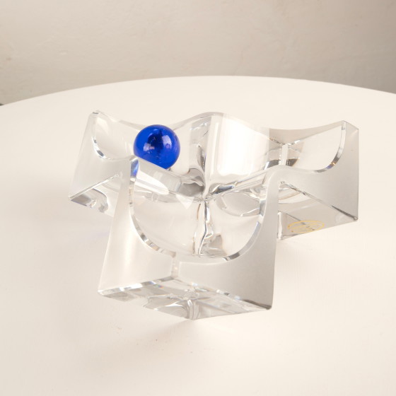 Skulpturaler Roc Vide-poche von Daum France, 1980 – Tischdekoration, Crystal (photo 25 of 26)