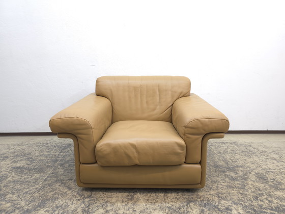 Image 1 of De Sede ds 68 Set Designer Armchair Leather Armchair Designer Sofa Leather Sofa desede Stool