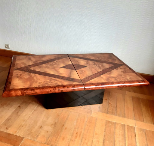 Bar-Couchtisch aus Holz Eric Maville