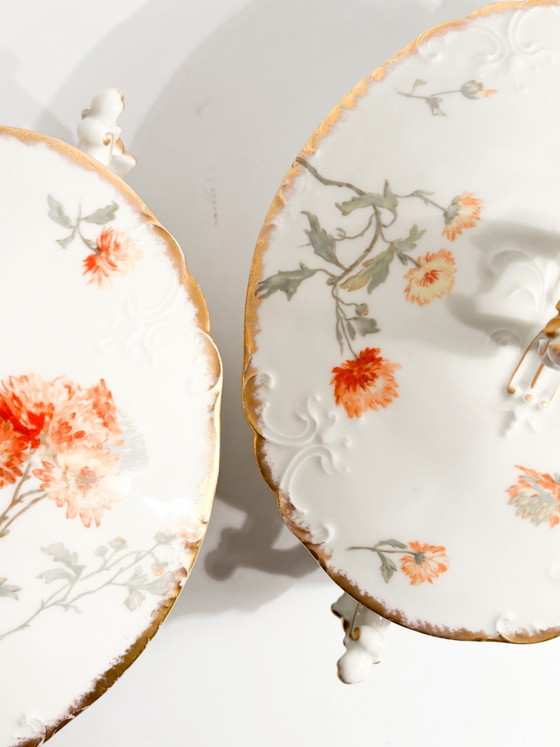 Pair of 1960s Hand-painted Limoges Porcelain Soup Tureens – Table accessories (photo 14 of 16)