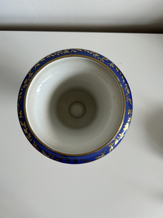 Dresden Carl Thieme Porzellan Potpourri-Vase – Sèvres-Stil 19. Jh. – Vasen, Ceramic (photo 4 of 8)