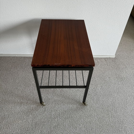 Image 1 of Sixties Roltafel/Side Table Teakfineer