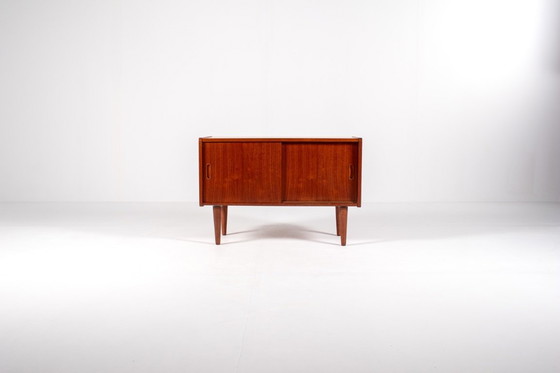 Image 1 of Mobiletto in teak di metà secolo, credenza scandinava, anni '60
