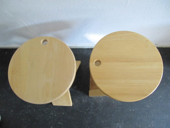 Image 1 of 2x sgabelli pieghevoli TS di Roger Tallon, Adrian Reed, anni '70