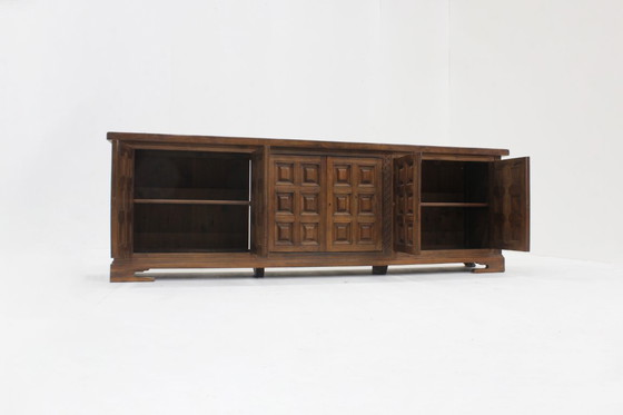 Image 1 of Credenza brutalista spagnola d'epoca