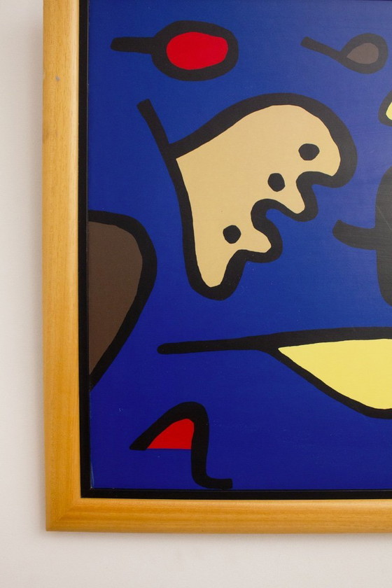 Image 1 of Paul Klee Fruits on Blue 1992 in Wooden Frame