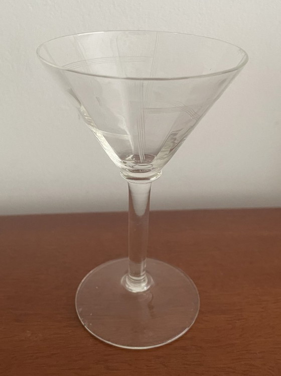 Due Bicchieri Art Déco in Cristallo per Liquore o Martini – Bicchieri e caraffe, Crystal (photo 4 of 7)