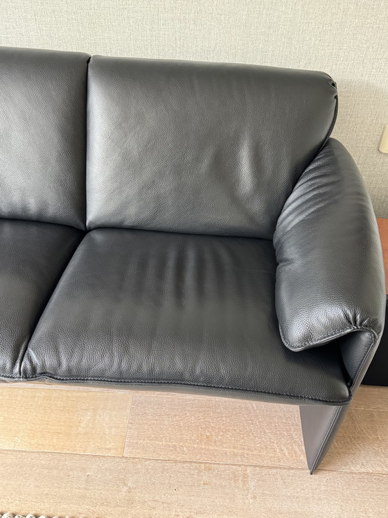 Leolux Bora Bora 3-Seater Sofa – Senso Black Leather – 3-5 seaters (photo 7 of 7)