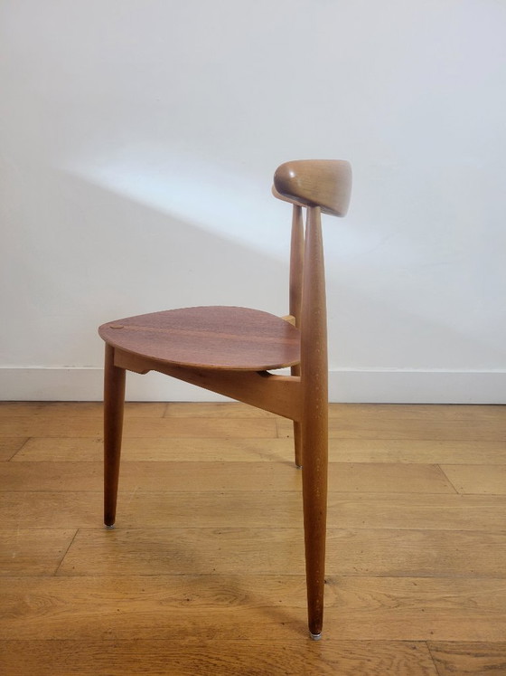 Image 1 of Set di quattro sedie "The Heart" di Hans J. Wegner per Fritz Hansen.