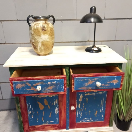 Image 1 of Vintage meidenkast in Boho-stijl