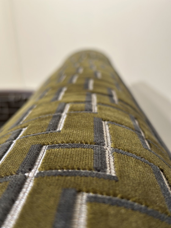 Image 1 of Art-déco-Sofa Bankgrüner Samt