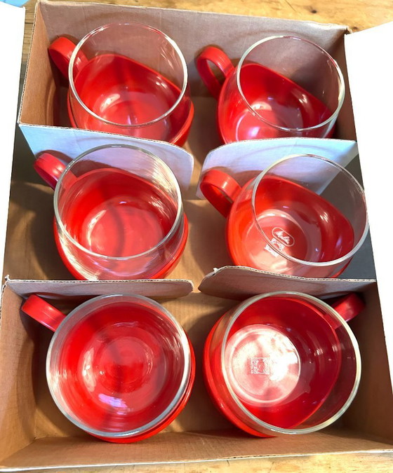 Image 1 of Mid-Century - Melitta Schott Mainz Jenaer - Drink set (6)