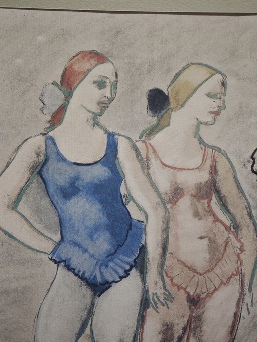 Vintage frame, de Messina-dansers