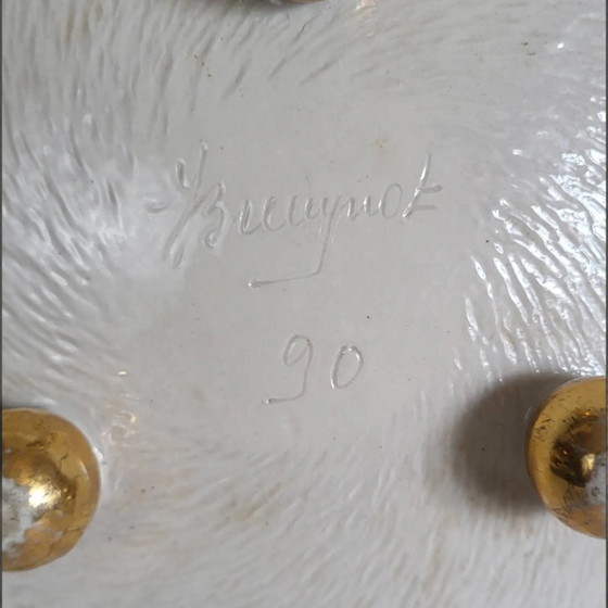 Ciotola in ceramica — Jacques Breugnot, anni '50 – Ciotole, Porcelain, Art Deco (photo 5 of 8)