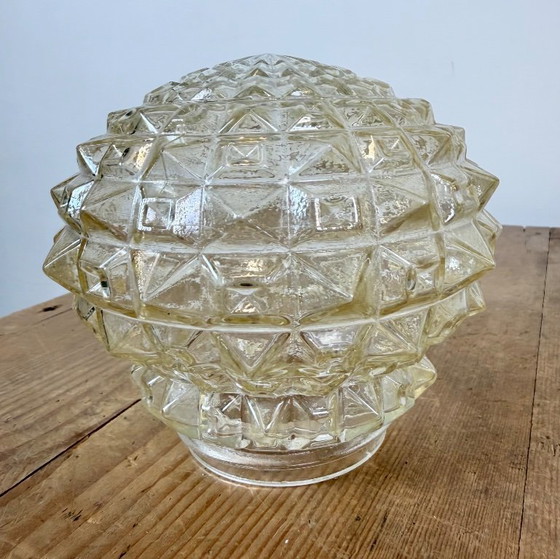 Plafonnier vintage en porcelaine blanche, années 1970 – Ceramic, Glass (photo 7 of 12)
