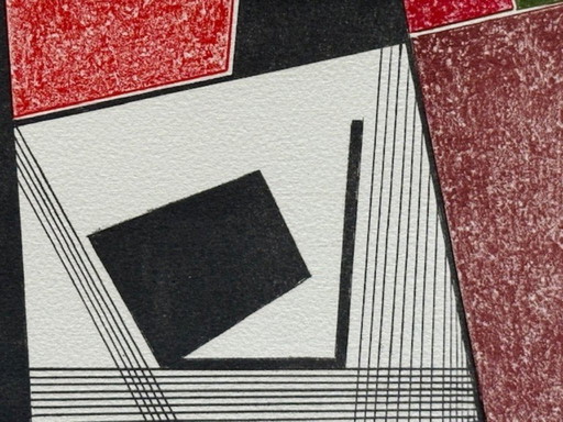 2 litografie di Jacqueline Debutler (1928)