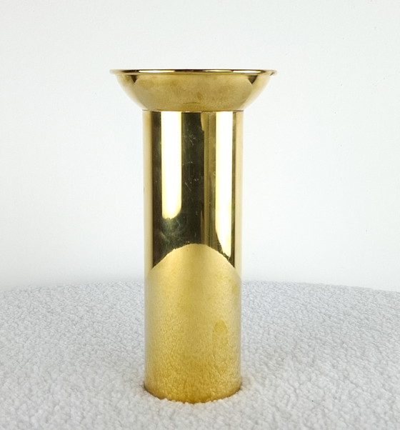 Vintage Messing Pilaar Kandelaar Jaren 70 Deens Design – Kandelaars en kaarsen, Brass, Metal (photo 5 of 7)