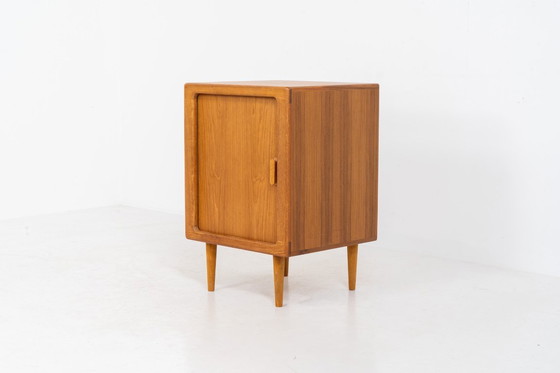 Image 1 of Mobile compatto con anta a serrandina di CFC Silkeborg (Danimarca, anni '60).