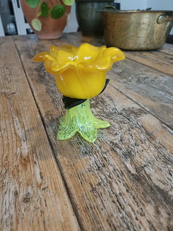 Image 1 of Portavelas de cristal Mirhò