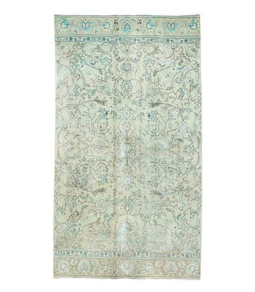 Orientalische Handgeknüpfter Vintage Art Klassik & Relief Design 360 x 200 cm Gruen Farbe
