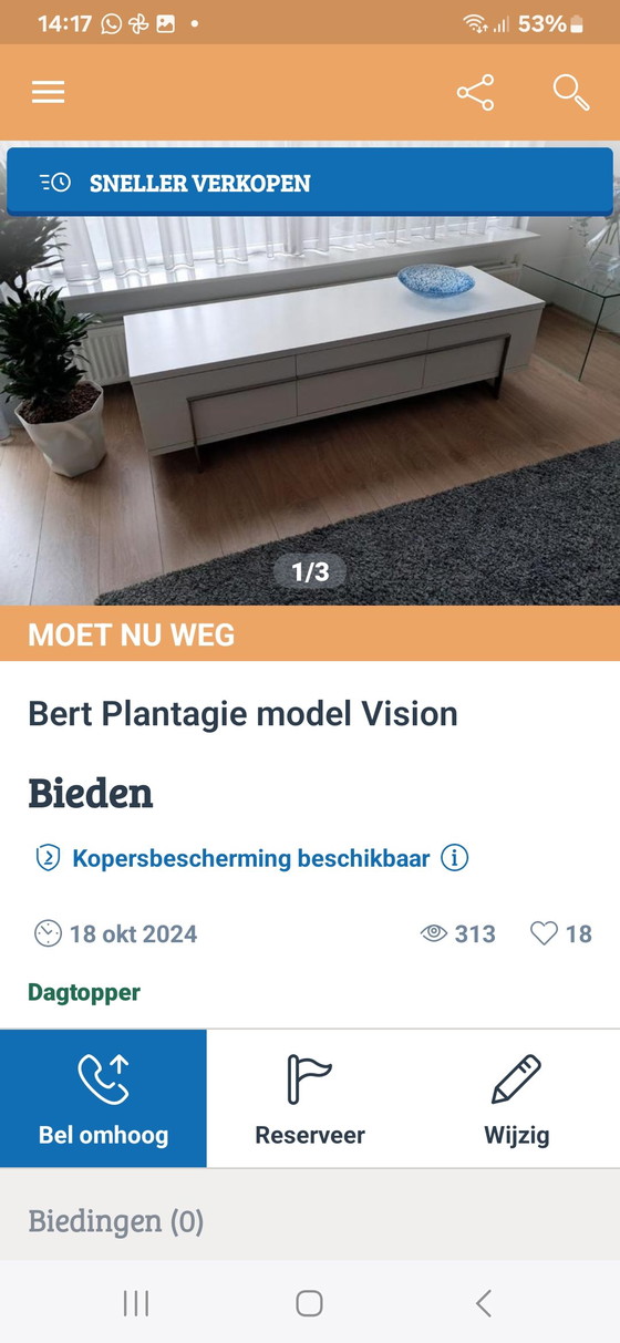 Image 1 of Bert Plantagie Tv Meubel / Dressoir