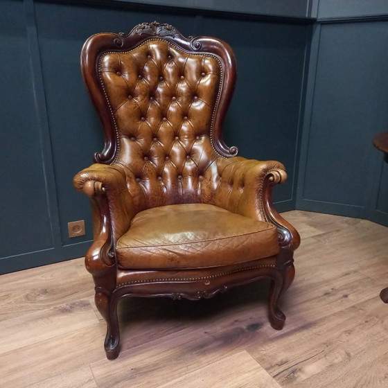 Image 1 of Luxueux Voltaire de Brixton (1930-1940) — une pièce maîtresse intemporelle pour votre intérieur