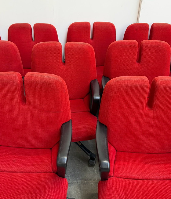 Tecno Armchair By Giorgetto Giugiaro Model P55, Italy, 1980s, Office chairs, Metal, Plastic, Black (photo 13 of 15)
