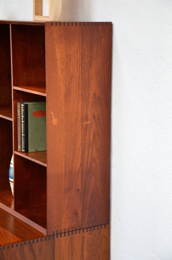 Image 1 of Midcentury Designer Cabinet Hvidt & Mølgaard Highboard Teak Sideboard Vintage 60s